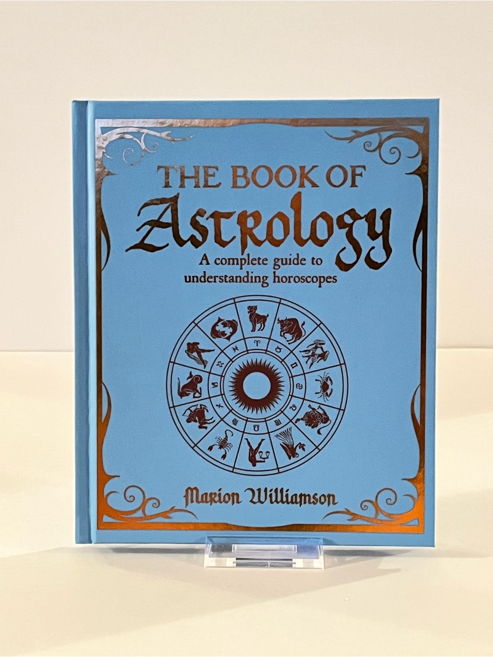 The Book of Astrology by Marion Williamson - Blue & Gold Hardcover